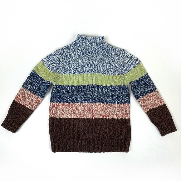 Tea Collection Multicolored Striped Sweater Cardigan Toddler Size XS (2-3) - Picture 3 of 7